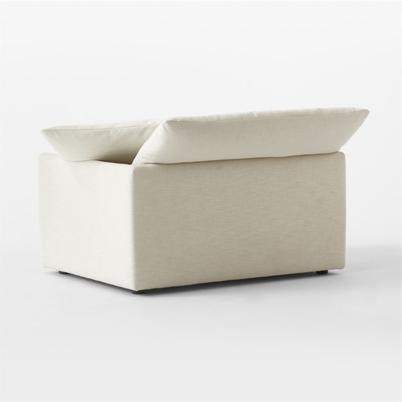 Mattea Neutral Performance Fabric Right-Arm Chair - image 6 of 8