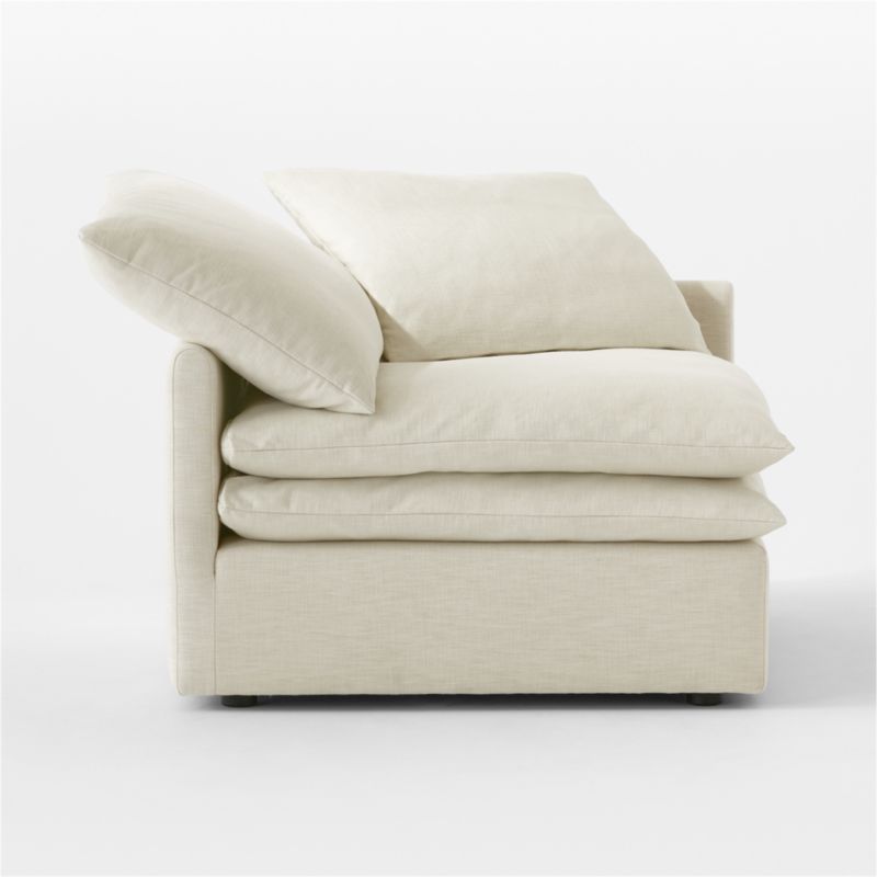 Mattea Neutral Performance Fabric Right-Arm Chair - image 5 of 8