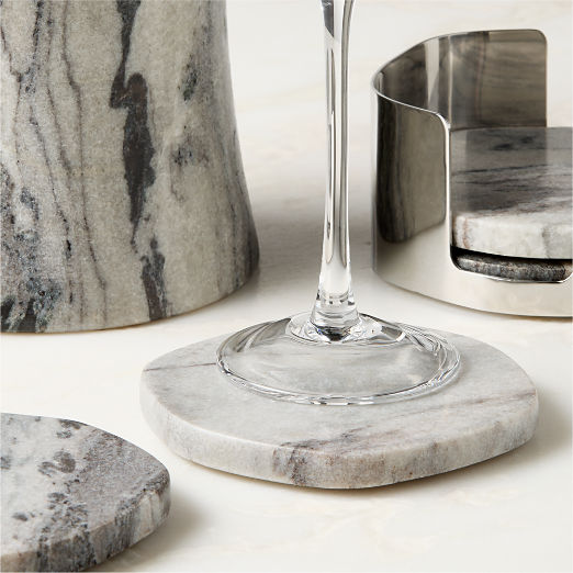 Matteo Marble and Stainless Steel Wine Accessories Gift Set