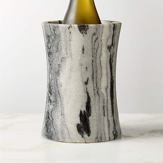 Matteo Grey Marble Wine Chiller
