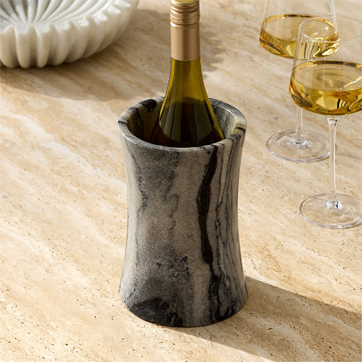 Matteo Grey Marble Wine Chiller