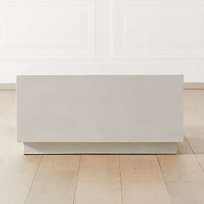 White cube deals coffee table