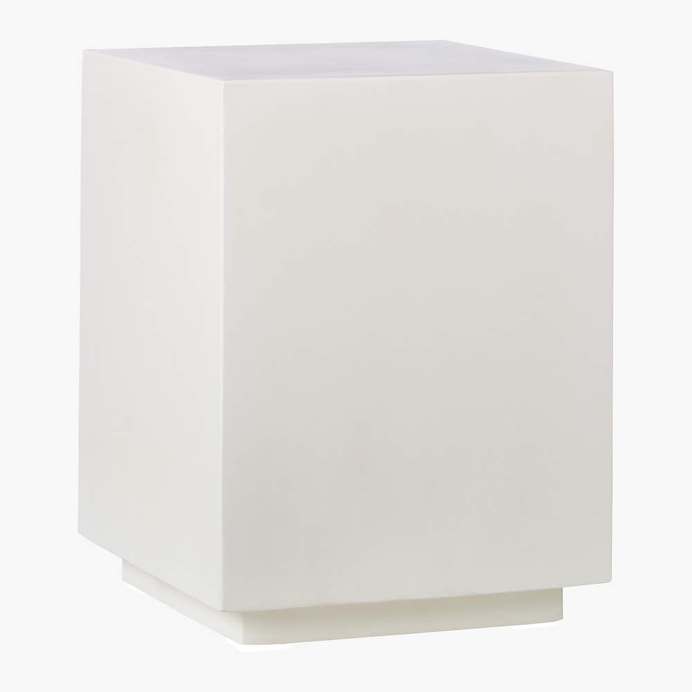 Cement square clearance side table