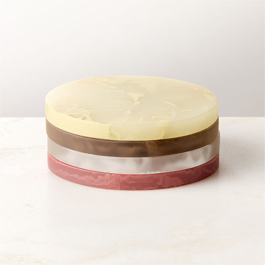 Maude Resin Coasters Set of 4