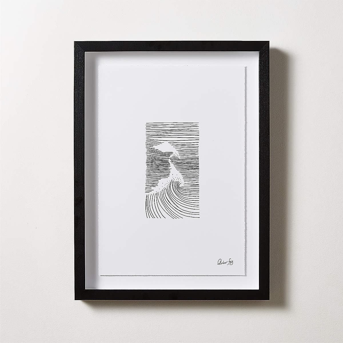 'Mavericks I' Framed Wall Art 18"X24" CB2