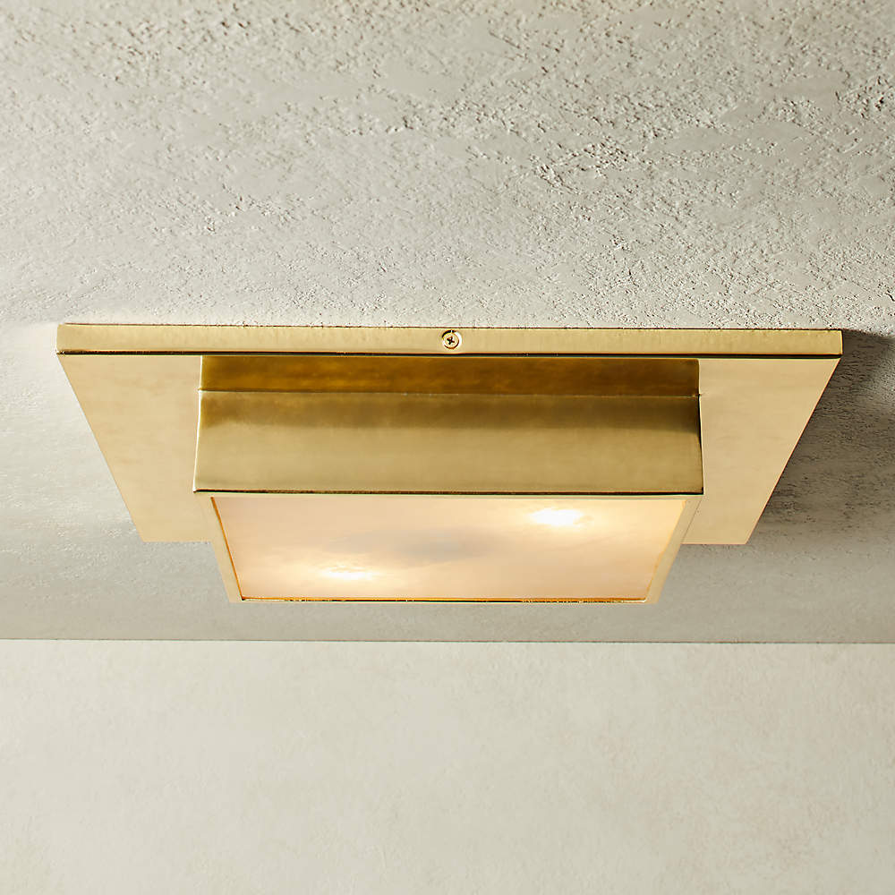 alabaster flush mount ceiling light