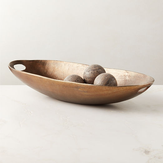Mawson Cast Aluminum Decorative Bowl Large
