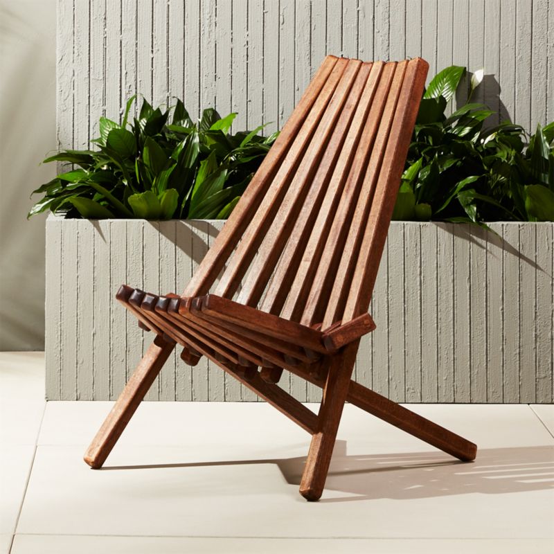 Maya Outdoor Wooden Chair Reviews Cb2