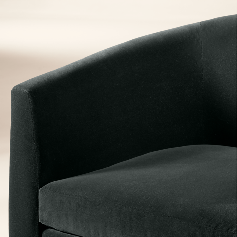 Mayfair Dark Blue Velvet Accent Chair by Todd Snyder - image 5 of 8