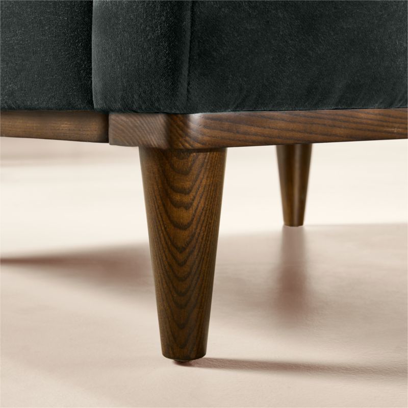 Mayfair Dark Blue Velvet Accent Chair by Todd Snyder - image 6 of 8