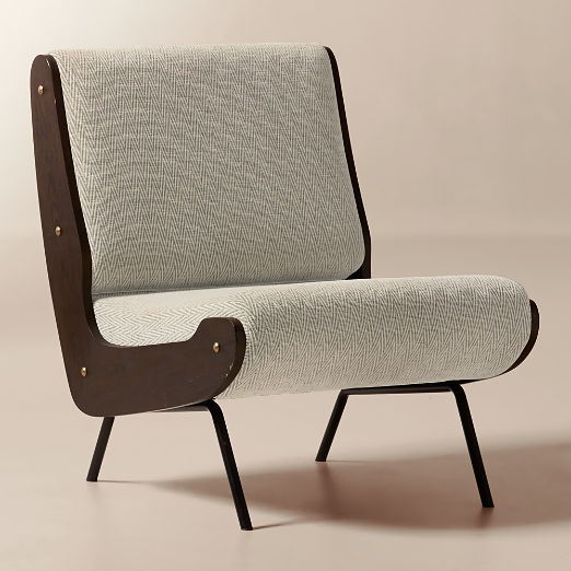 Meda Armless Lounge Chair by Gianfranco Frattini