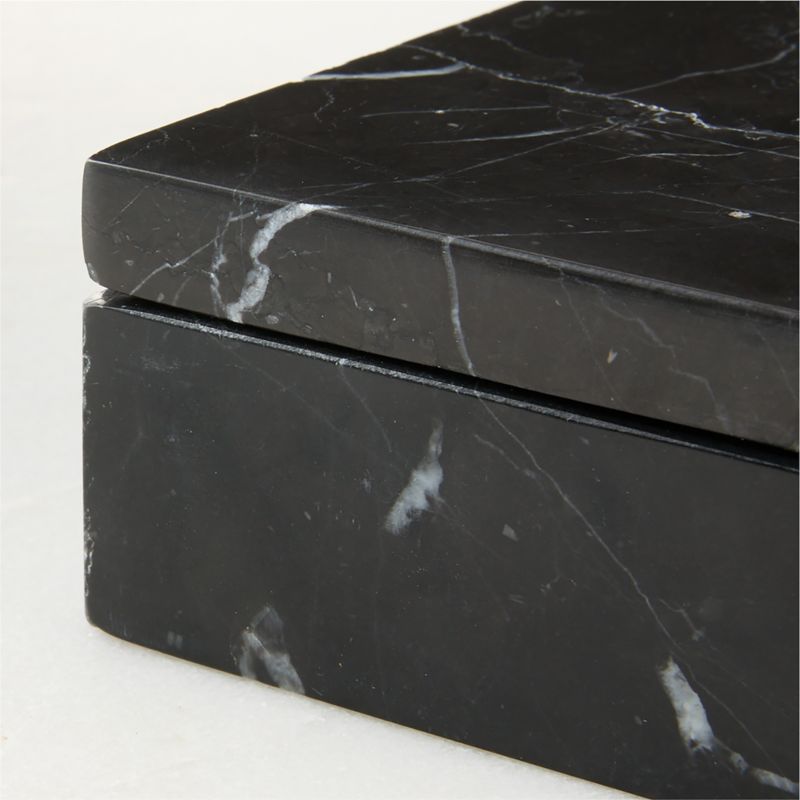 Medium Black Marble Box - image 3 of 10