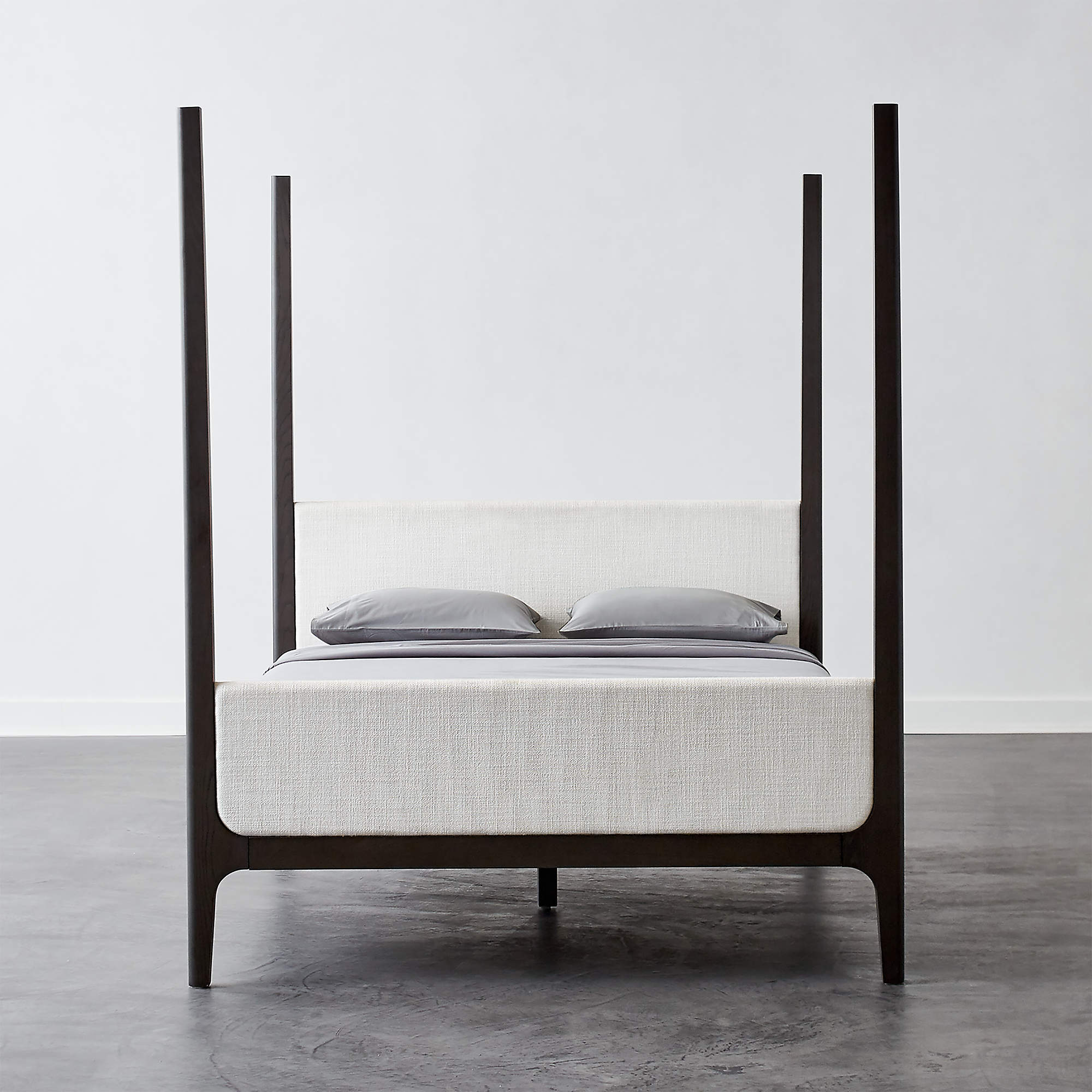 Melrose Canopy Queen Bed + Reviews CB2