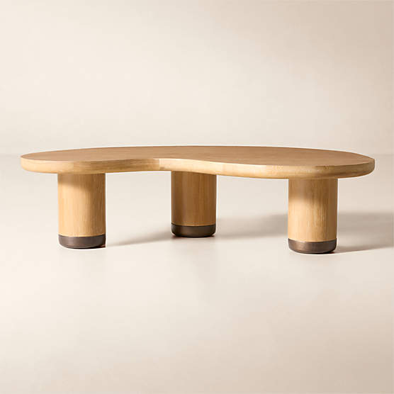 Melrose 55" Oak Coffee Table