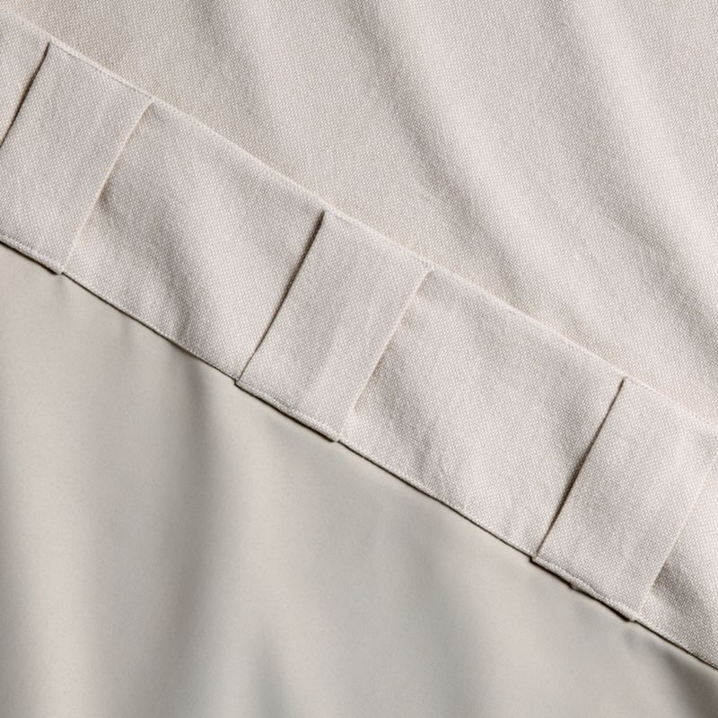 Merce Light Taupe Organic Cotton Blackout Window Curtain Panel 48"x108" - image 4 of 5