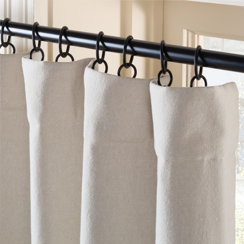 Merce Light Taupe Organic Cotton Blackout Window Curtain Panel 48"x108" - image 1 of 5