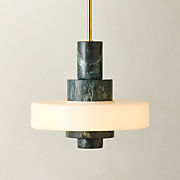 Mercury Green Marble Pendant Light