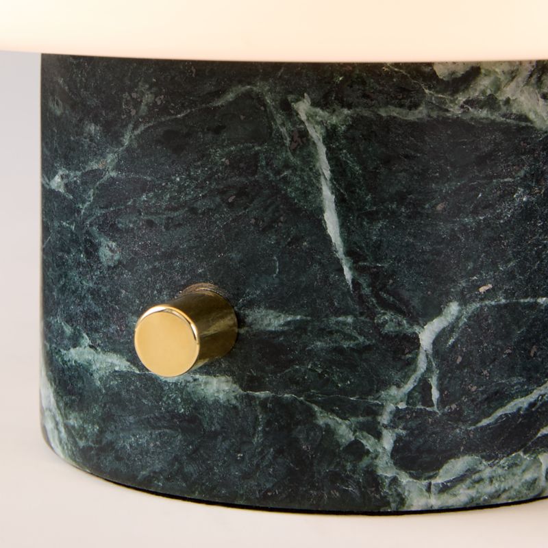 Mercury Green Marble Table Lamp