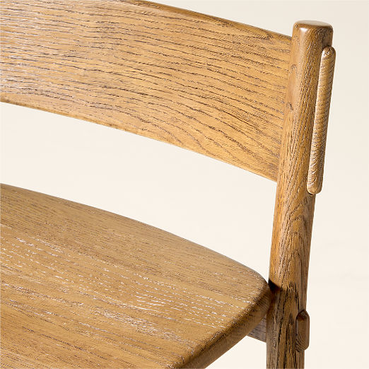 Merritt Oak Counter Stool