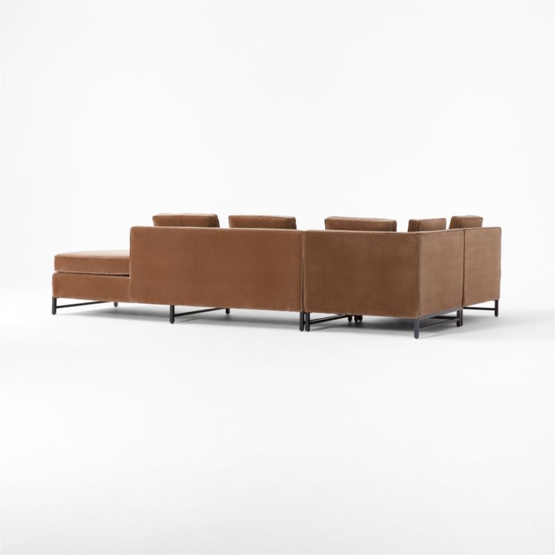 Metric 3-Piece Sectional Sofa with Right Half-Back Luca Emerald by Paul McCobb - image 5 of 7