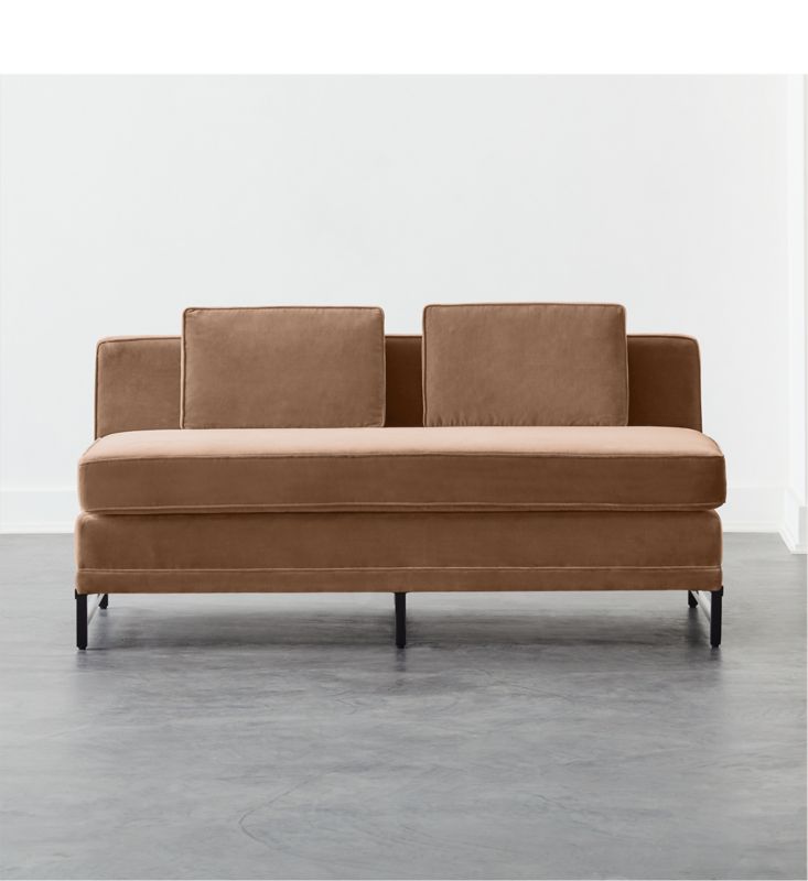 Metric Loveseat Model 8003 Dream Ginger Tea by Paul McCobb - image 1 of 8