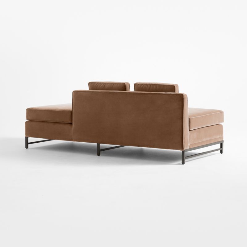 Metric Right Half-Back Armless Sofa Model 8046 Taylor Felt Grey by Paul McCobb - image 5 of 8