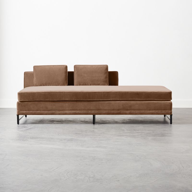 Metric Right Half-Back Armless Sofa Model 8046 Taylor Felt Grey by Paul McCobb - image 1 of 8