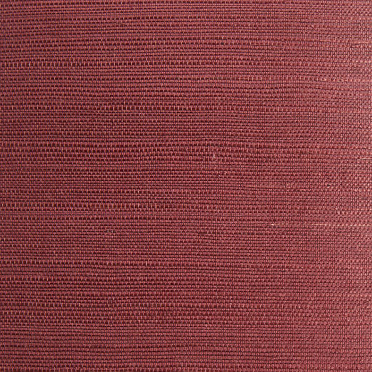 Sisal Grasscloth Oxblood Wallpaper