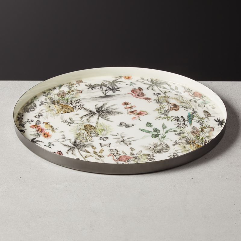 Regal Monkeys Round Serving Tray by Matthew Williamson + Reviews