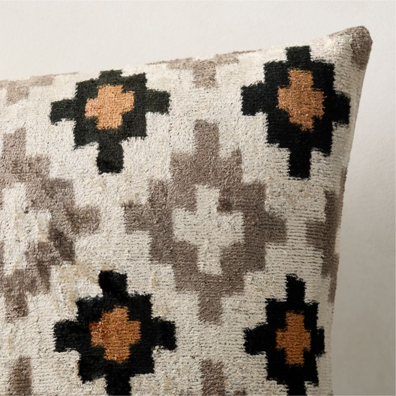 Mila Turkish Silk Throw Pillow Cover 23"x23" - image 1 of 4
