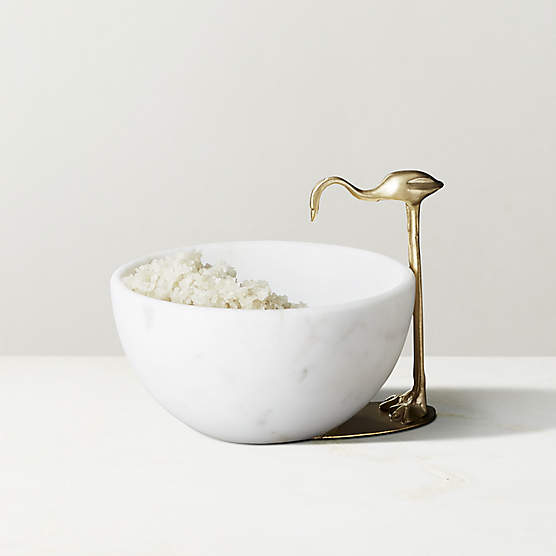 Miles Marble Serving Bowl