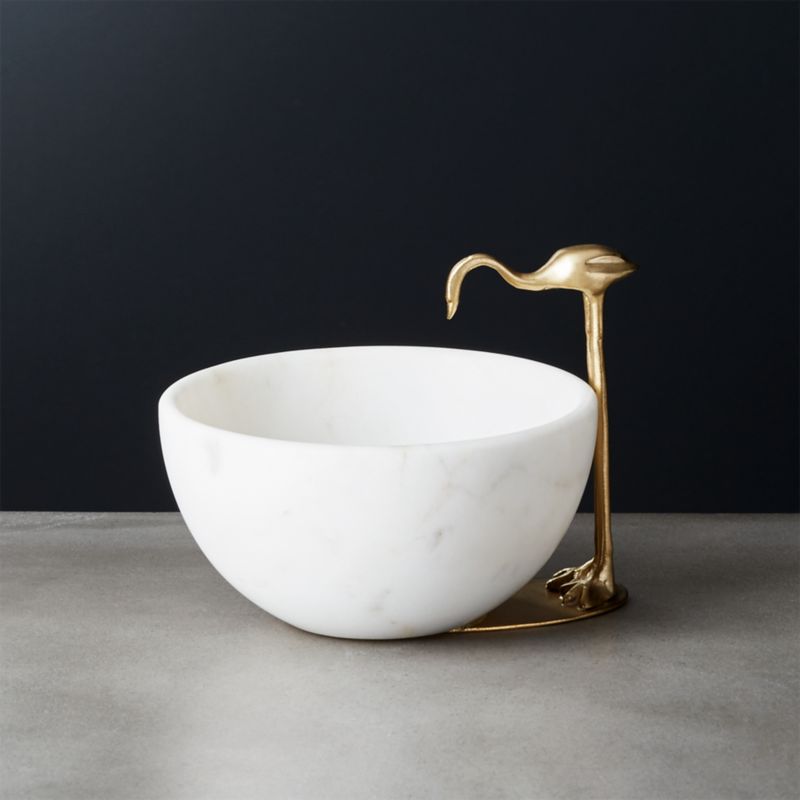 Miles Marble Serving Bowl - image 0 of 8