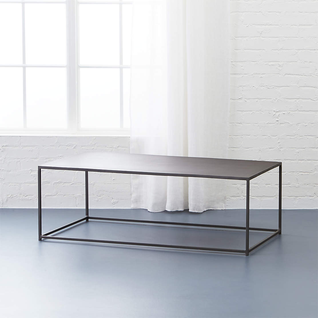 Cement Grey Side Table + Reviews CB2