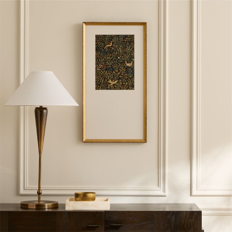 'Millefleurs' Framed Wall Art 16"x30" - image 1 of 5
