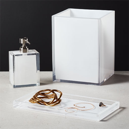 Modern Bathroom Accessories For Stylish Vanities Cb2