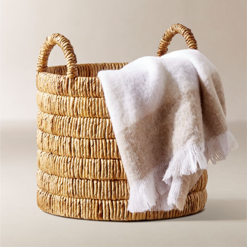 View Milos Handwoven Storage Basket Large details