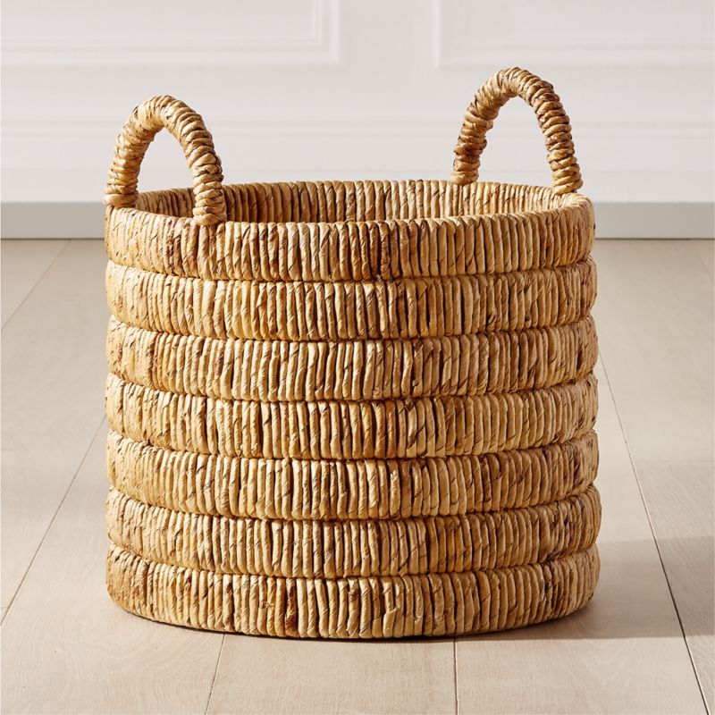 View Milos Handwoven Storage Basket Large details