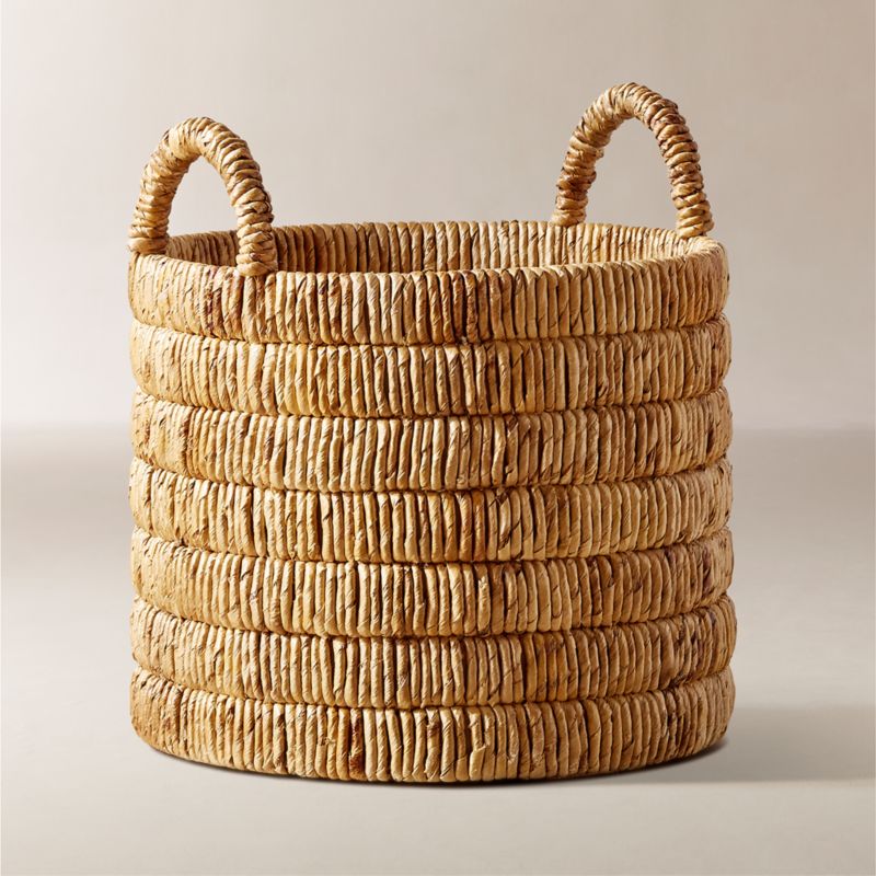 View Milos Handwoven Storage Basket Large details
