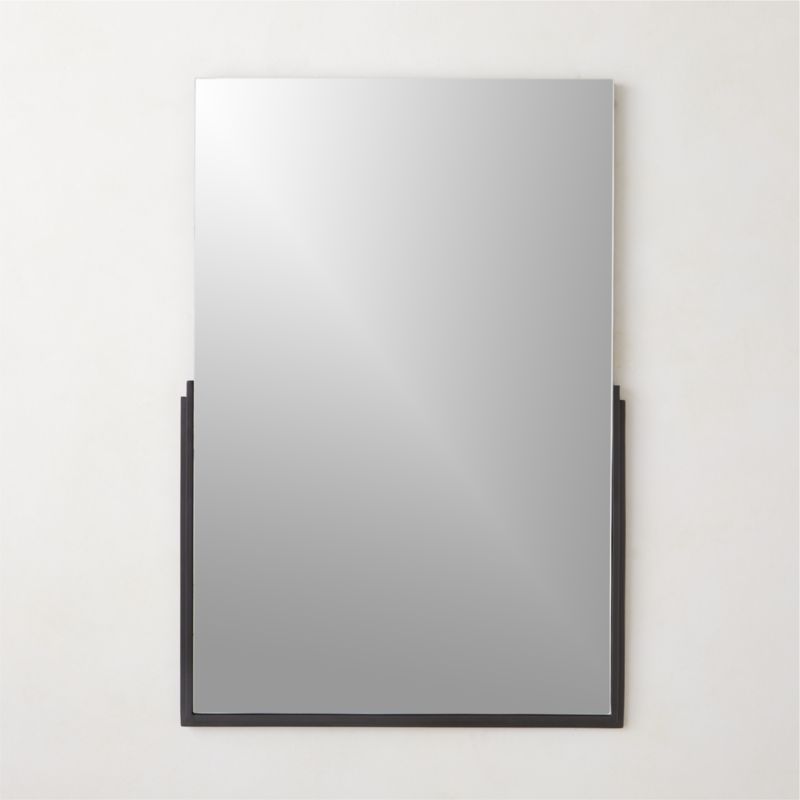 Mimi Rectangular Black Wall Mirror 24"x36" - image 0 of 6