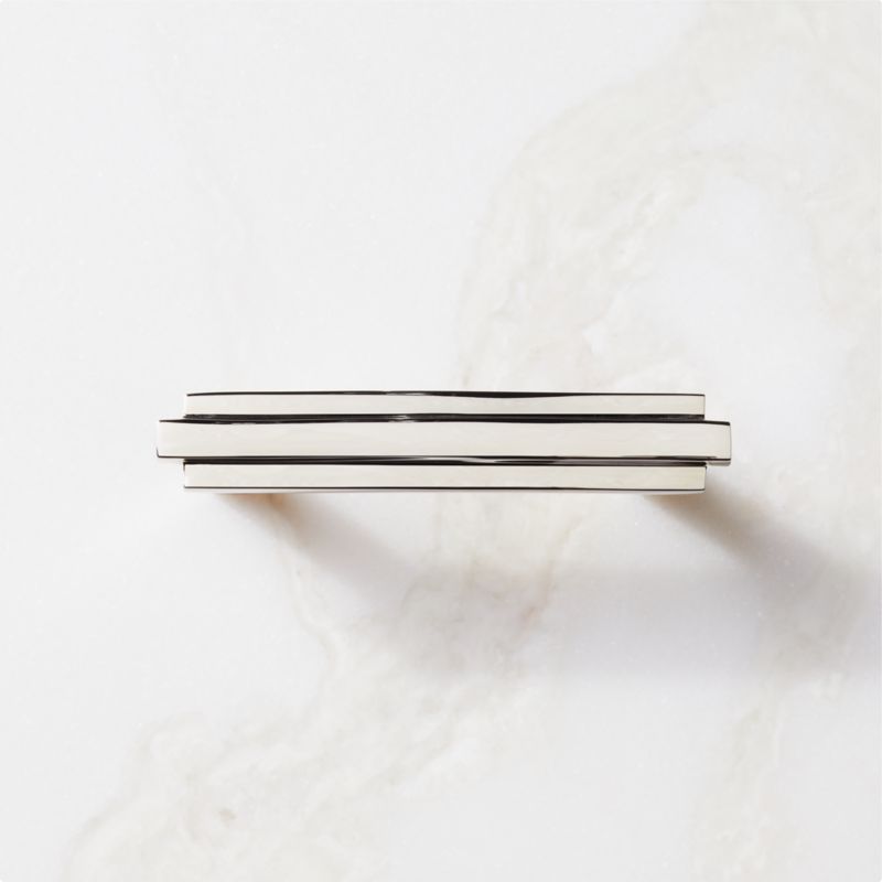 Mimi Polished Nickel Handle 3" - image 0 of 4