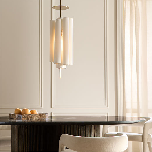 Minerva Linen Pendant Light