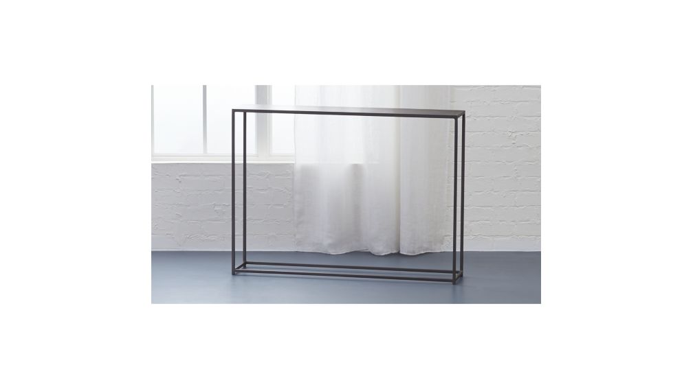 mill mini console table + Reviews | CB2