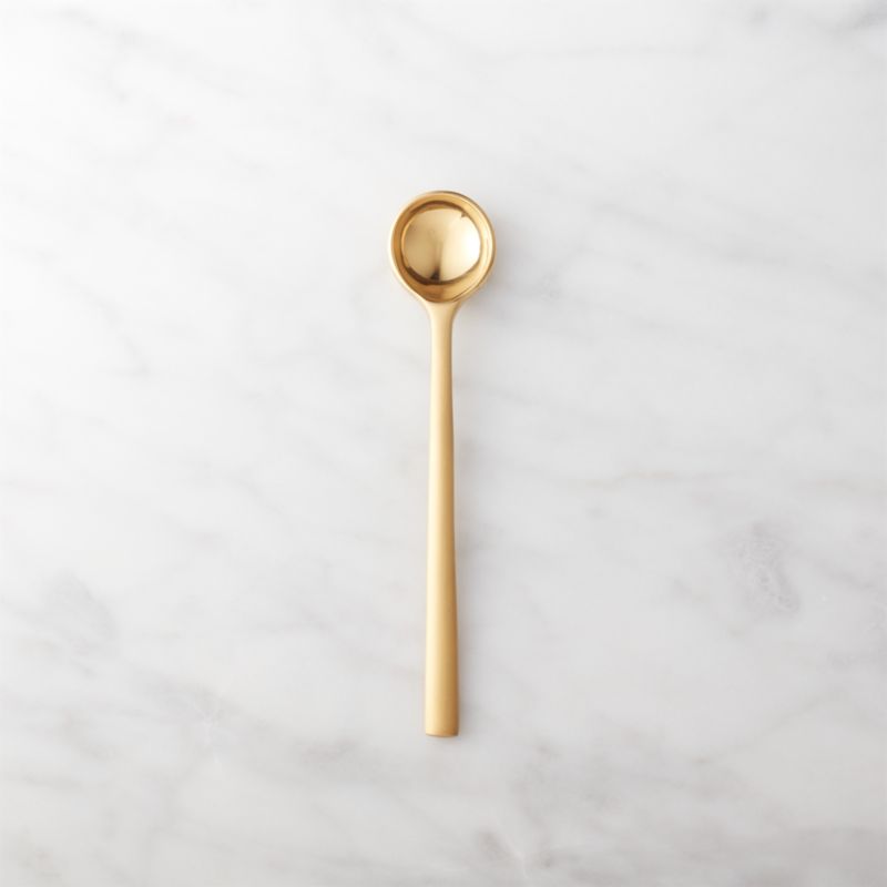 Mini Gold Stainless Steel Spoon + Reviews