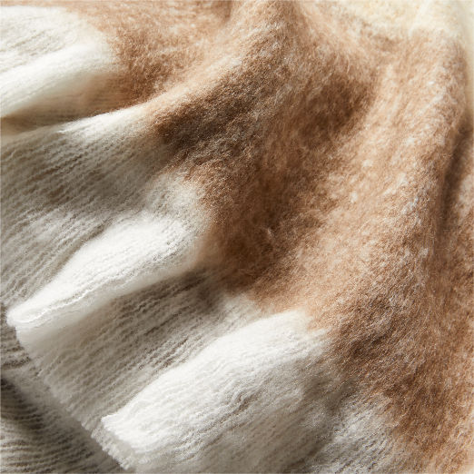 Mira Ombre Neutral Throw Blanket 50"x70"