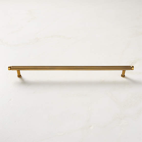 Mirabell Aged Brass Cabinet Handle 12"