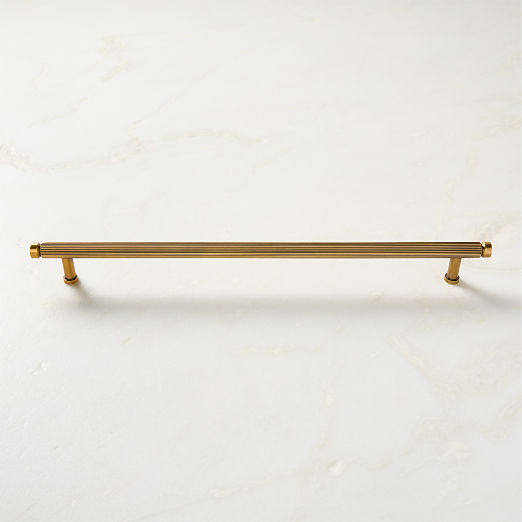 Mirabell Aged Brass Cabinet Handle 12"