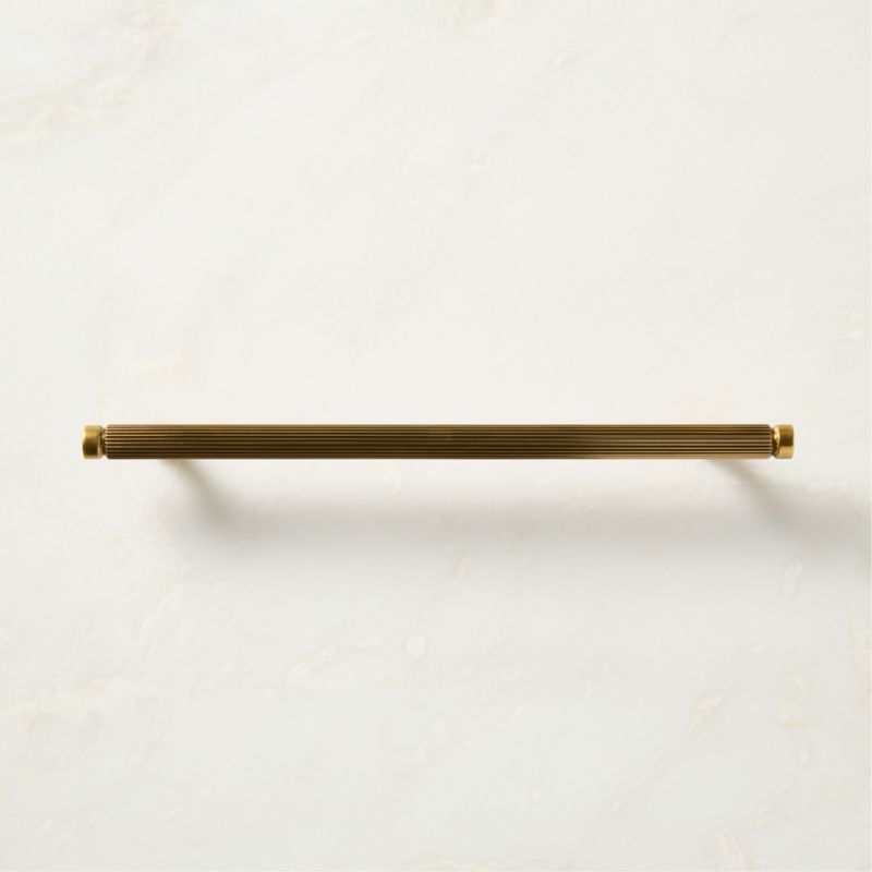 Mirabell Aged Brass Cabinet Handle 8" - image 2 of 6
