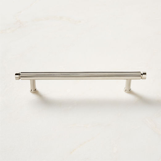Mirabell Polished Nickel Cabinet Handle 6"