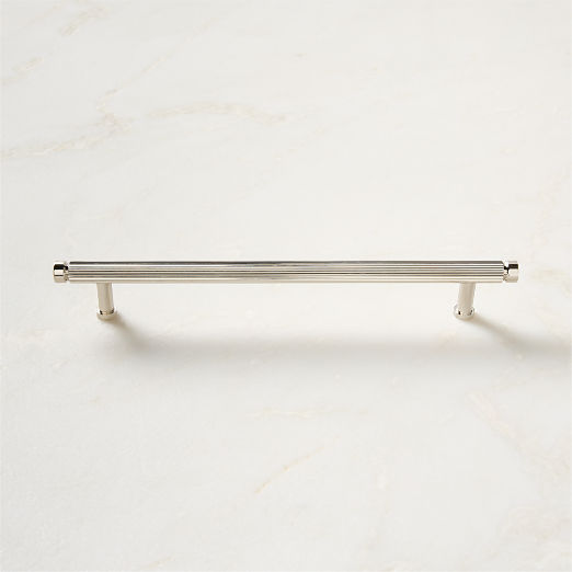 Mirabell Polished Nickel Cabinet Handle 8"