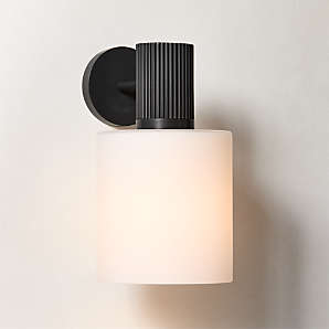 2 Brand new black wall sconces from outlet CB2